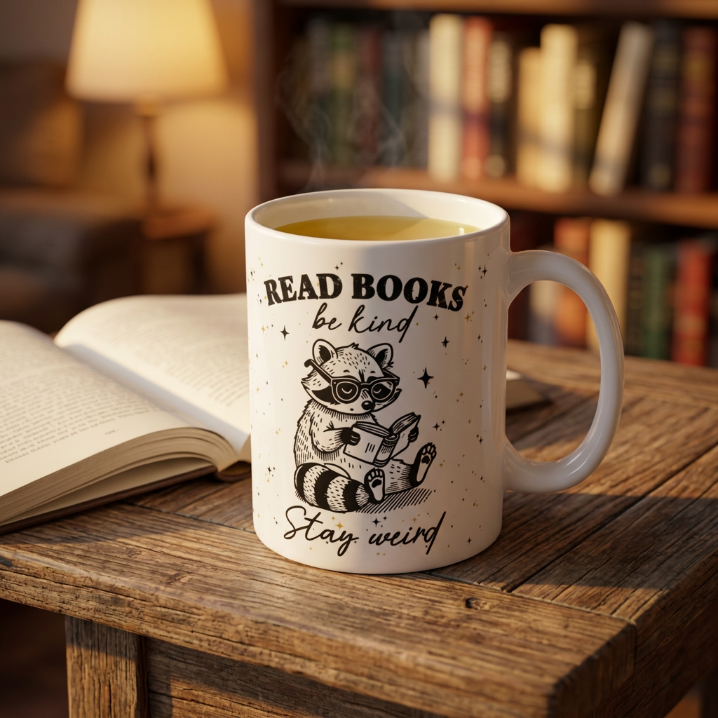 Read Books Be Kind Stay Weird Ceramic Mug (EU)