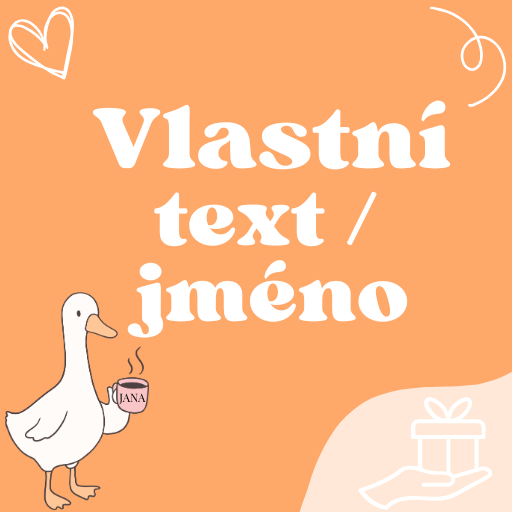 Vlastní text a jméno